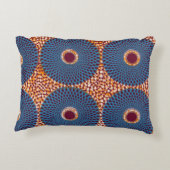 アフリカのユニークなパターン   枕16" x12 " アクセントクッション (裏面)