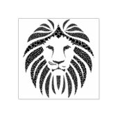 アフリカのライオンの頭のアートスタンプ ラバースタンプ (インプリント)