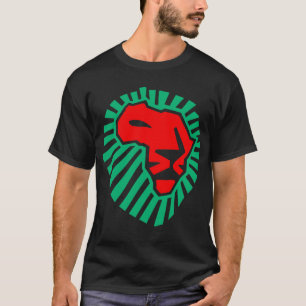 アフリカのライオンの頭部のwaka-waka。 (2側面) tシャツ
