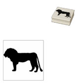 アフリカのライオンアートスタンプ ラバースタンプ (押印)