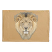 アフリカのライオン 枕カバー (裏面)