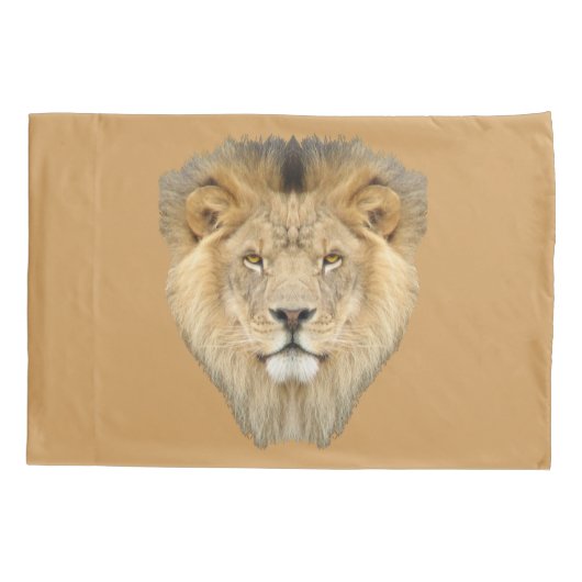 アフリカのライオン 枕カバー (裏面)