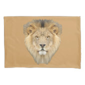アフリカのライオン 枕カバー (正面)