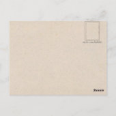 アフリカのラクダと砂漠の旅行者 ポストカード (裏面)