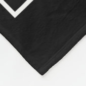 アフリカのリーダー女子男性へブラックホイストのような夢 フリースブランケット (角)