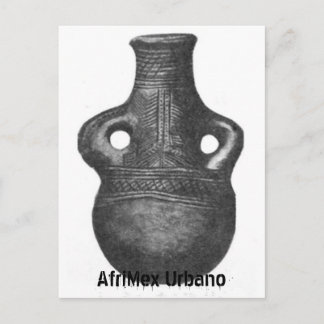 アフリカのルバ陶器シリーズ ポストカード