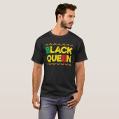 アフリカのルーツ黒人アメリカ人女性ギフトAfrican A Tシャツ (正面フル)