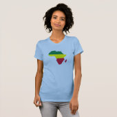 アフリカのレゲエ Tシャツ (正面フル)