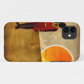 アフリカのレトロのヴィンテージのスタイルのギフト03 Case-Mate iPhoneケース (裏面(横))