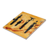 アフリカのレトロのヴィンテージのスタイルのギフト38 タイル (側面)