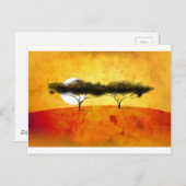 アフリカのレトロヴィンテージスタイルギフト01 ポストカード (正面/裏面)