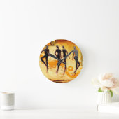 アフリカのレトロヴィンテージスタイルギフト33 ラウンド壁時計 (ホーム)