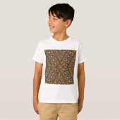 アフリカのレンガ カレイドスコープ Tシャツ (正面フル)