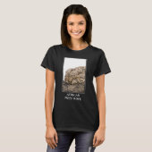 アフリカのロープ – パフ加算蛇の危険 Tシャツ (正面フル)