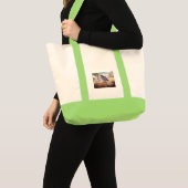 アフリカのローラー トートバッグ (正面(商品))
