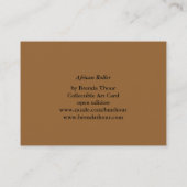 アフリカのローラー 名刺 (裏面)