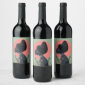 アフリカのワインレーベルのスティーカー ワインラベル (ボトル)