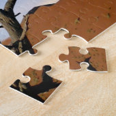 アフリカのワシ。 ジグソーパズル (側面)