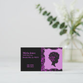 アフリカのヴィンテージの花 名刺 (スタンド正面)