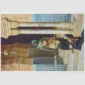 アフリカのヴィンテージ素朴マンテクスチャーの分離 薄葉紙 (正面)