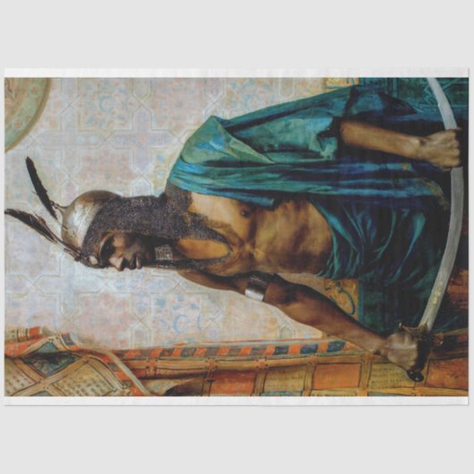 アフリカのヴィンテージ素朴マンテクスチャーの分離 薄葉紙 (正面)