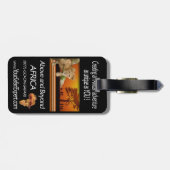 アフリカの上と外（クリスティン） ラゲッジタグ (裏面横)