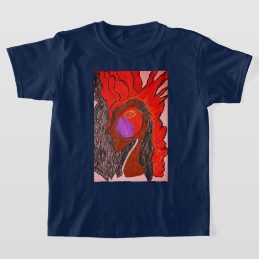 アフリカの不死鳥の復活 Tシャツ (レイダウン)