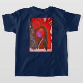 アフリカの不死鳥の復活 Tシャツ (レイダウン裏面)