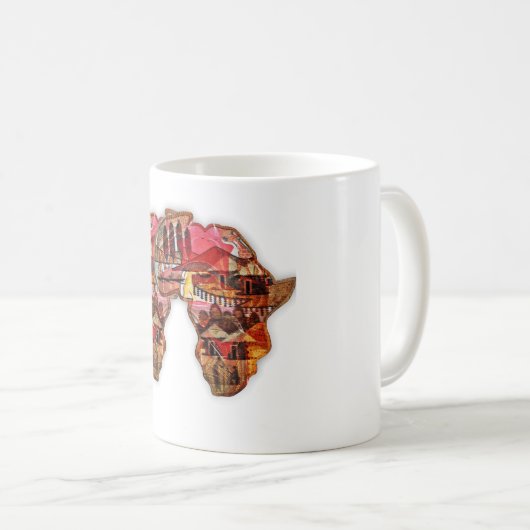 アフリカの二重性 コーヒーマグカップ (正面右)