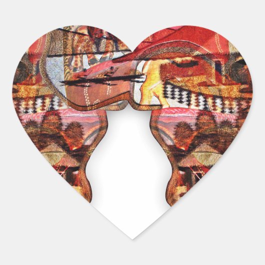 アフリカの二重性 ハートシール (正面)