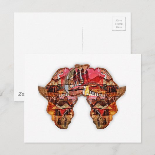 アフリカの二重性 ポストカード (正面/裏面)