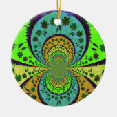 アフリカの伝統的なハクナ・マタタの色.png セラミックオーナメント (正面)