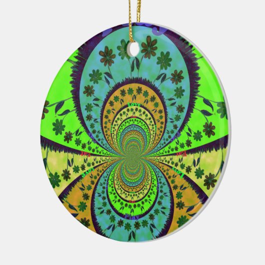 アフリカの伝統的なハクナ・マタタの色.png セラミックオーナメント (左)