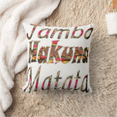 アフリカの伝統的な色の枕 クッション (ブランケット)