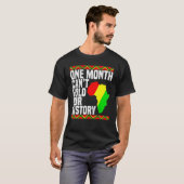 アフリカの先生B 私たちの歴史は1ヶ月では収まらない Tシャツ (正面フル)