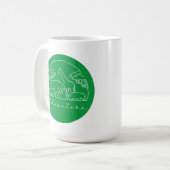 アフリカの冒険とサファリ コーヒーマグカップ (正面左)