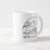 アフリカの冒険とサファリ ジャンボコーヒーマグカップ (正面右)