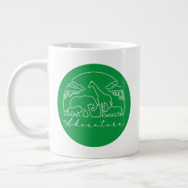 アフリカの冒険とサファリ ジャンボコーヒーマグカップ