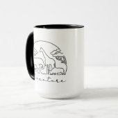 アフリカの冒険とサファリ マグカップ (正面左)