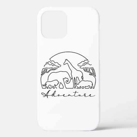 アフリカの冒険とサファリ Case-Mate iPhoneケース (裏面)