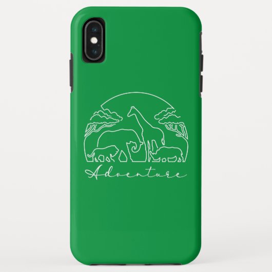 アフリカの冒険とサファリ Case-Mate iPhoneケース (裏面)