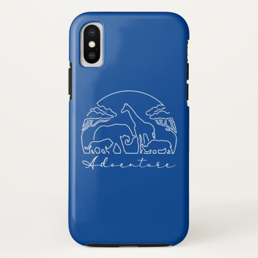 アフリカの冒険とサファリ Case-Mate iPhoneケース (裏面)