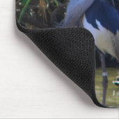 アフリカの冠の鶴の口 マウスパッド (コーナー)