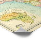 アフリカの出荷経路の地図 ポスター (角)