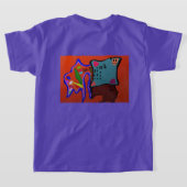 アフリカの剣闘士プリンス Tシャツ (レイダウン裏面)