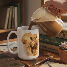 アフリカの力強さ 野生のサイ コーヒーマグカップ