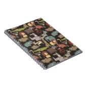 アフリカの動物のパターン ノートブック (右側)