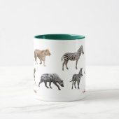 アフリカの動物のマグカップ マグカップ (中央)