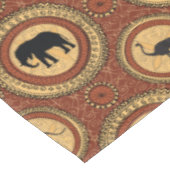 アフリカの動物パターン テーブルクロス (アングル)