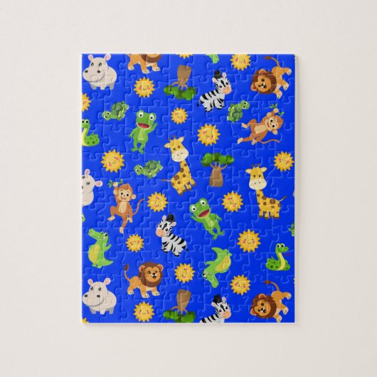 アフリカの動物 ジグソーパズル (縦)